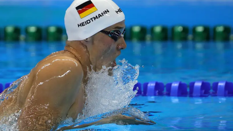 Jacob Heidtmann schwamm deutschen Rekord - und wurde dann disqualifiziert.