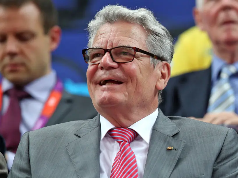 Joachim Gauck vor vier Jahren bei den Olympischen Spielen in London.